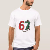 67 Holiday Numeral Duo Tシャツ (正面)