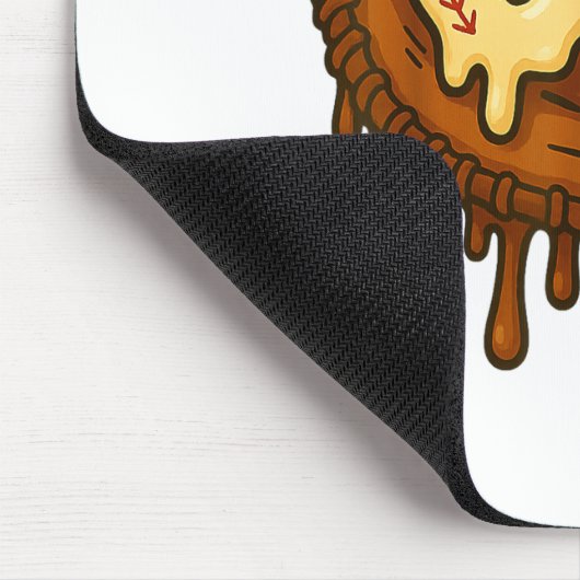 67 Ice Cream Drip Funny Six Seven Baseball  マウスパッド (コーナー)