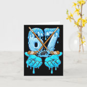 67 Ice Cream Drip Hockey Gen Alpha Slang Six Seven カード (黄色い花)