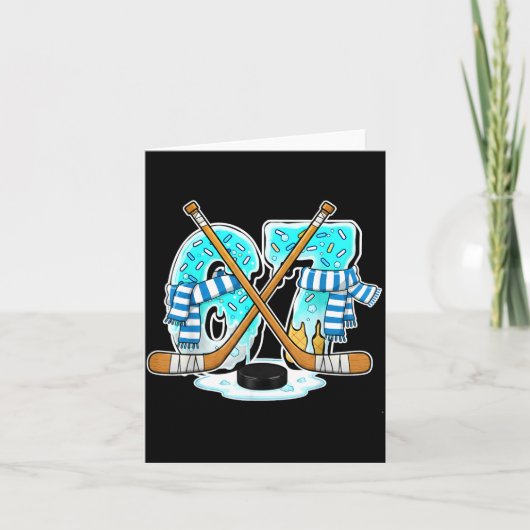 67 Ice Cream Drip Hockey Gen Alpha Slang Six Seven カード (正面)