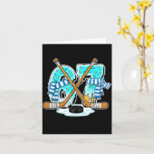 67 Ice Cream Drip Hockey Gen Alpha Slang Six Seven カード (黄色い花)