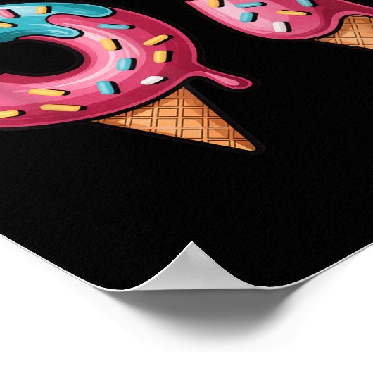 67 Ice Cream Drip Meme  ポスター (角)