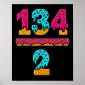 67 Ice Cream Drip Meme Division Math Teacher Gen A ポスター (正面)