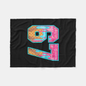 67 Ice Cream Drip Meme Funny Six Seven Funny Numbe フリースブランケット (正面(横))