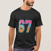 67 Ice Cream Drip Meme Funny Six Seven Funny Numbe Tシャツ (正面)