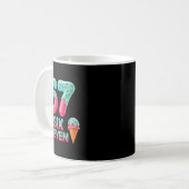67 Ice Cream Drip Meme Funny Six Seven Gen Alpha S コーヒーマグカップ (正面左)