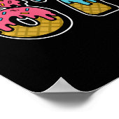 67 Ice Cream Drip Meme Funny Six Seven Gen Alpha S ポスター (角)