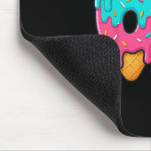 67 Ice Cream Drip Meme Funny Six Seven Gen Alpha S マウスパッド (コーナー)