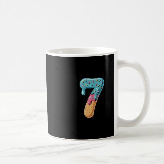 67 Ice Cream Drip Meme Funny Six Seven Matching Pa コーヒーマグカップ (右)
