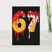 67 Ice Cream Drip Meme Funny Six Seven Valentine D カード (正面)