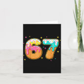 67 Ice Cream Drip Meme Six Seven Gen Alpha Slang  カード (正面)