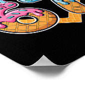 67 Ice Cream Drip Meme Six Seven Gen Alpha Slang  ポスター (角)