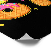 67 Ice Cream Drip Meme Six Seven Gen Alpha Slang  ポスター (角)