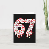 67 Ice Cream Drip Meme Six Seven Gen Alpha Valenti カード (正面)