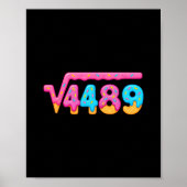 67 Ice Cream Drip Meme Square Root 4489 Gen Alpha  ポスター (正面)