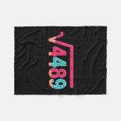 67 Ice Cream Drip Meme Square Root 4489 Slang Math フリースブランケット (正面(横))