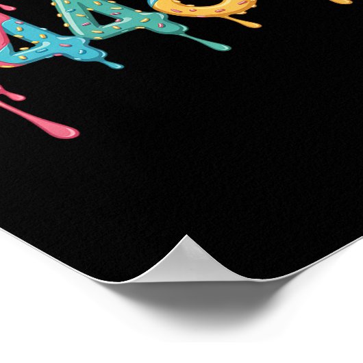 67 Ice Cream Drip Meme Square Root 4489 Slang Math ポスター (角)