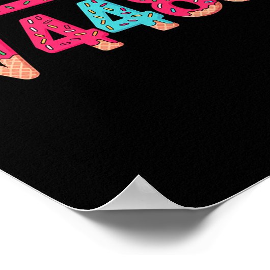 67 Ice Cream Drip Meme Square Root 4489 Slang Math ポスター (角)