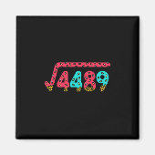 67 Ice Cream Drip Meme Square Root 4489 Slang Math マグネット (正面)