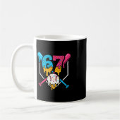 67 Ice Cream Drip Sell Meme Six Seven Gen Alpha Sl コーヒーマグカップ (左)