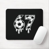 67 Ice Cream Drip Soccer Gen Alpha Six Seven Meme マウスパッド (マウス)