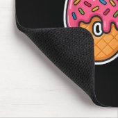67 Ice Cream Meme Drip Six Seven Slang Gen Alpha  マウスパッド (コーナー)
