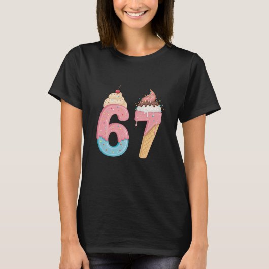 67 Ice Cream Tシャツ (正面)