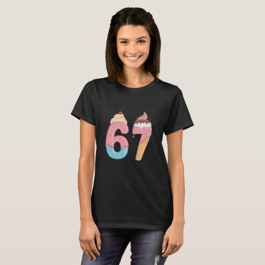 67 Ice Cream Tシャツ (正面フル)