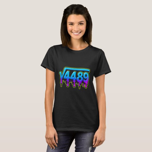 67 Ice Meme Square Root 4489 Slang Math Teacher  Tシャツ (正面フル)