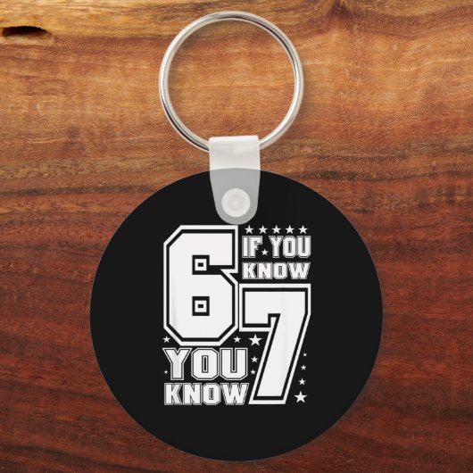 67 If You Know You Know, Funny 67 Viral Meme Athle キーホルダー (正面)