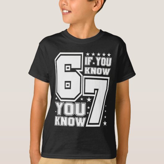 67 If You Know You Know, Funny 67 Viral Meme Athle Tシャツ (正面)