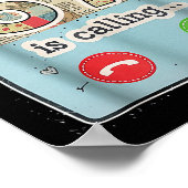 67 Is Calling Funny Gen Z Slang Meme Phone Screen  ポスター (角)