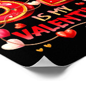 67 Is My Valentine Hearts Six Seven Meme Funny Say ポスター (角)