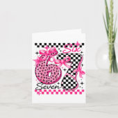 67 Leopard Checkered Six Seven Meme 6-7 Teachers カード (正面)