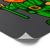 67 Leprechaun Six Seven Gen Meme Lucky Vibes St Pa ポスター (角)