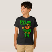67 Leprechaun Six Seven Gen Meme Lucky Vibes St Pa Tシャツ (正面フル)