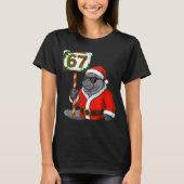 67 Manatee Christmas Six Seven Meme Brainrot Manat Tシャツ (正面)
