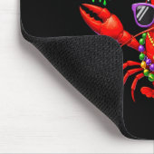 67 Mardi Gras Crawfish Beads Six Seven Carnival Bo マウスパッド (コーナー)