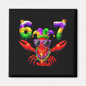 67 Mardi Gras Crawfish Beads Six Seven Carnival Bo マグネット (正面)