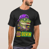 67 Mardigator Alligator Mardi Gras Six Seven Funny Tシャツ (正面)