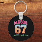 67 Mason Ice Cream Baseball Drip Respect The Drep  キーホルダー (正面)