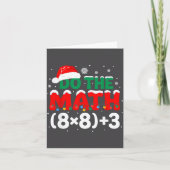 67 Math Do Teacher Humor Lovers カード (正面)