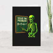 67 Math Halloween Skeleton Meme For Teachers And S カード (正面)