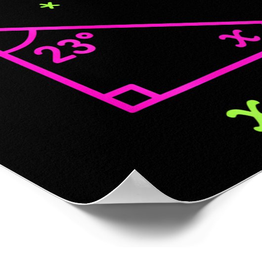 67 Math Meme Solve The Problem Funny Teachers Stud ポスター (角)