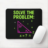 67 Math Meme Solve The Problem Funny Teachers Stud マウスパッド (マウス)