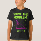 67 Math Meme Solve The Problem Funny Teachers Stud Tシャツ (正面)