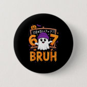 67 Math Teacher Halloween Costume Mathematics Math 缶バッジ (正面)