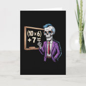 67 Math Teacher Meme Brainrot Six Seven Halloween  カード (正面)