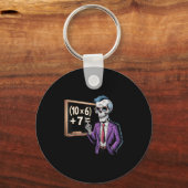 67 Math Teacher Meme Brainrot Six Seven Halloween  キーホルダー (正面)