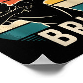 67 Meme 6 7 Numbers Dabbing Six Seven Bruh Funny B ポスター (角)